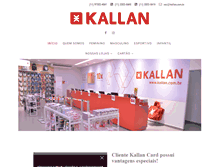 Tablet Screenshot of kallan.com.br